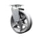 Service Caster 6'' V-Groove Semi Steel Cast Iron Wheel Swivel Caster with Bronze Bearing SCC-20S620-VGBZ - alternate 1